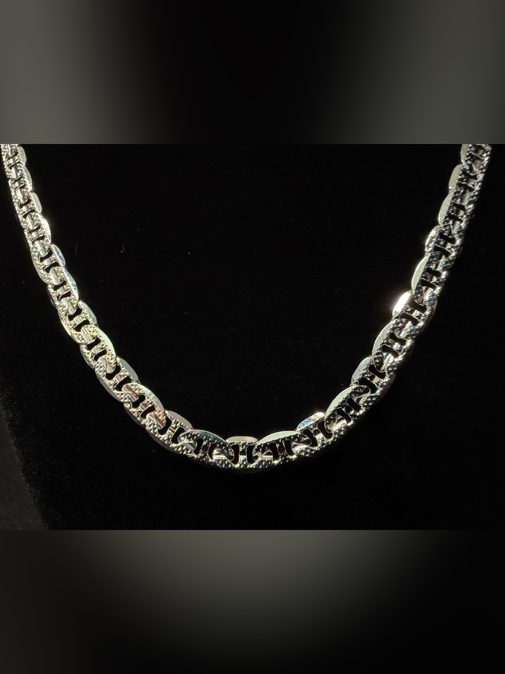 Mariner Diamond Cut 24in 5MM 925 Stamped Necklace. Brand new! Bling Bling